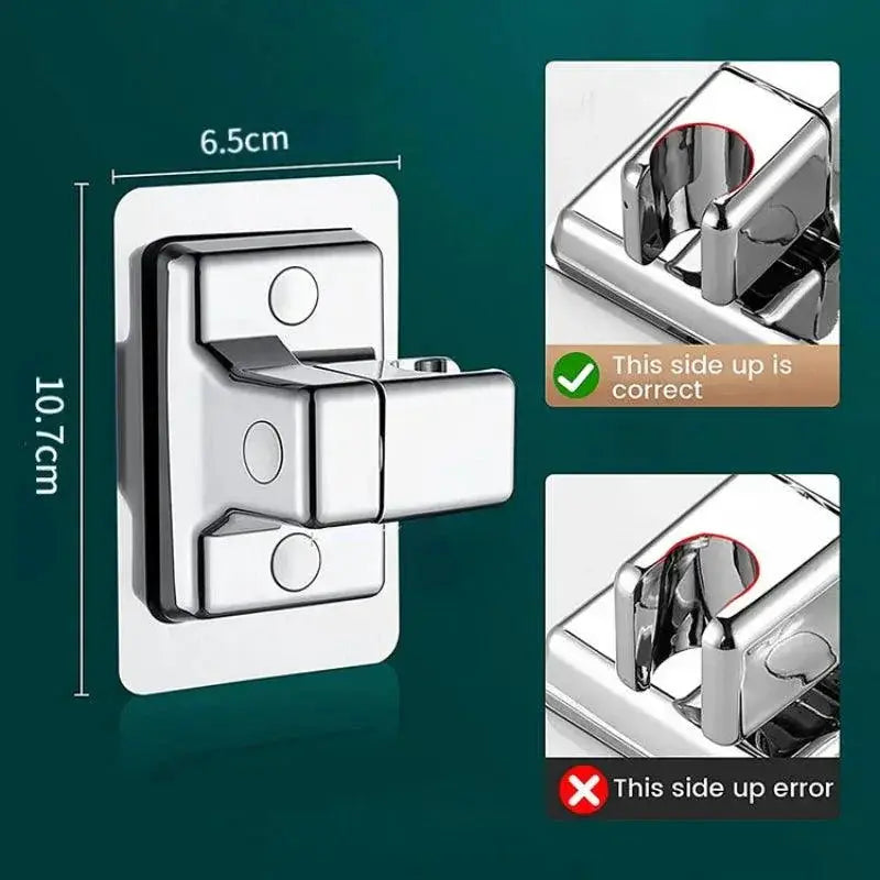 Adjustable Suction Cup Showerhead Holder Bracket Mount