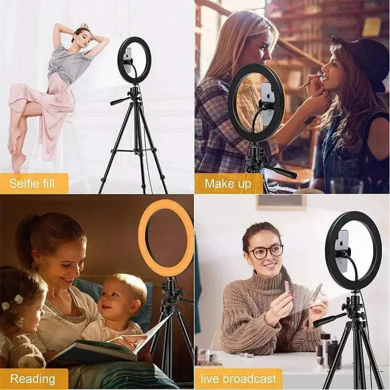 Professional Adjustable LED Ring Light With Remote Control