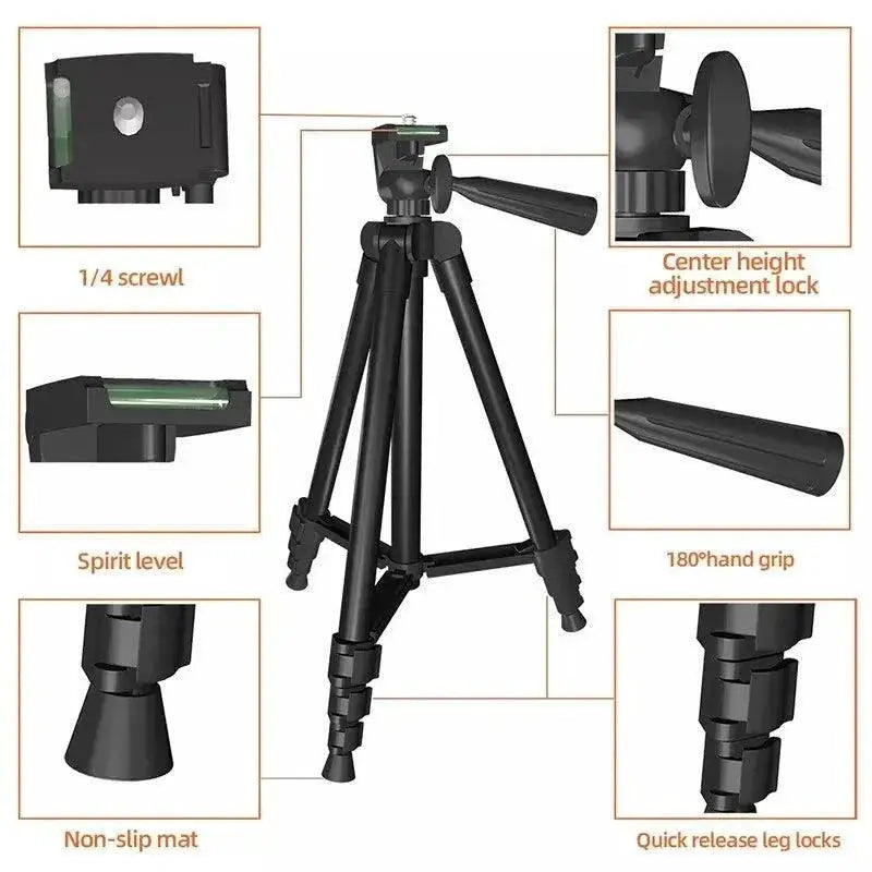 Professional Adjustable LED Ring Light With Remote Control