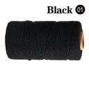 Cotton Macrame Cord Rope Twine for DIY Crafts Bohemian Decor