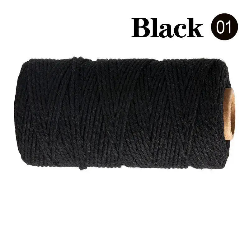 Cotton Macrame Cord Rope Twine for DIY Crafts Bohemian Decor