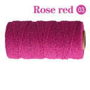 Cotton Macrame Cord Rope Twine for DIY Crafts Bohemian Decor
