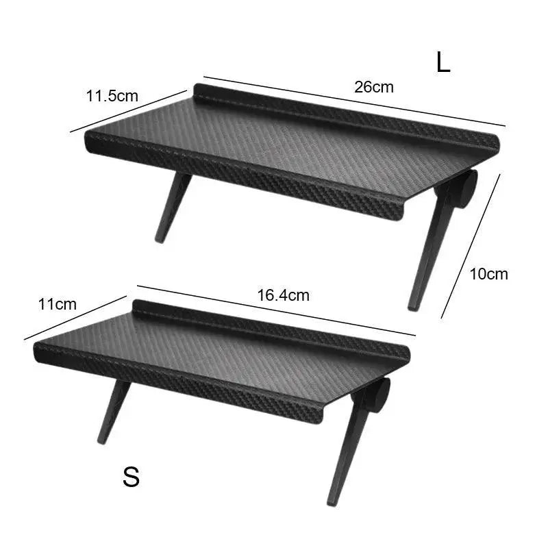 Adjustable TV Screen Top Storage Shelf Monitor Rack