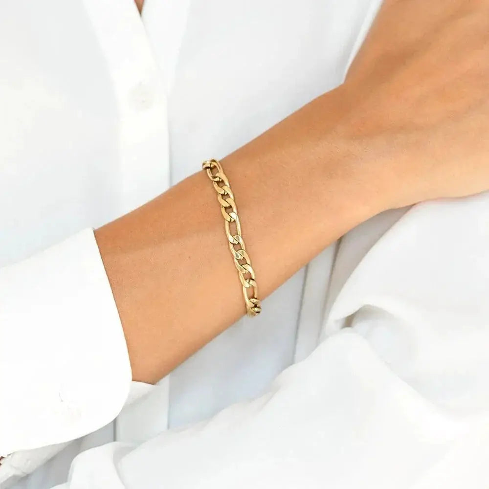 SUNIBI Classic Snake Chain Bracelet Women Jewelry Piece