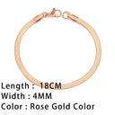 SUNIBI Classic Snake Chain Bracelet Women Jewelry Piece