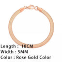 SUNIBI Classic Snake Chain Bracelet Women Jewelry Piece