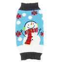 Cozy Snowman Sweater for Pets Winter Wear Festive Style