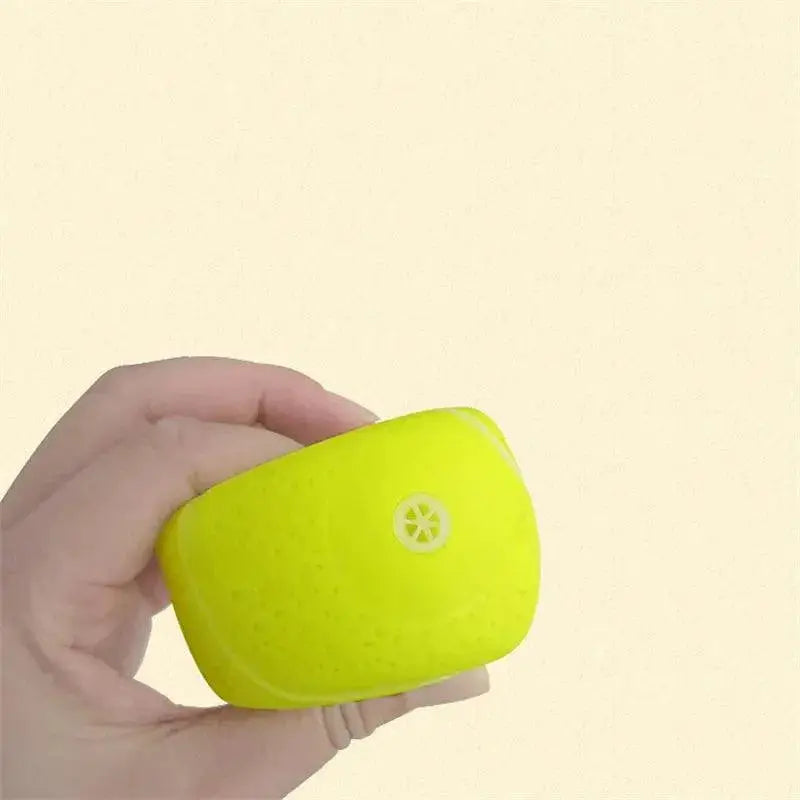 Squeaky Rubber Dog Ball Toy For Small Dogs Interactive Chew