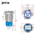 Metal Push Button Switch With LED Ring Light Waterproof