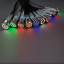 Metal Push Button Switch With LED Ring Light Waterproof