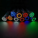 Metal Push Button Switch With LED Ring Light Waterproof