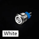 Metal Push Button Switch With LED Ring Light Waterproof