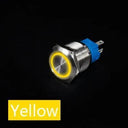 Metal Push Button Switch With LED Ring Light Waterproof