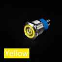 Metal Push Button Switch With LED Ring Light Waterproof