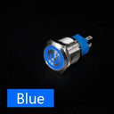 Metal Push Button Switch With LED Ring Light Waterproof