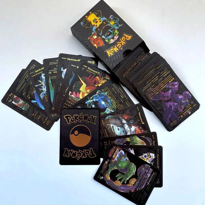 Pokemon Pikachu Gold Charizard Vmax Gx Cards Bundle