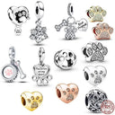 Keepsake Pet Paw Charm Bead for Pandora