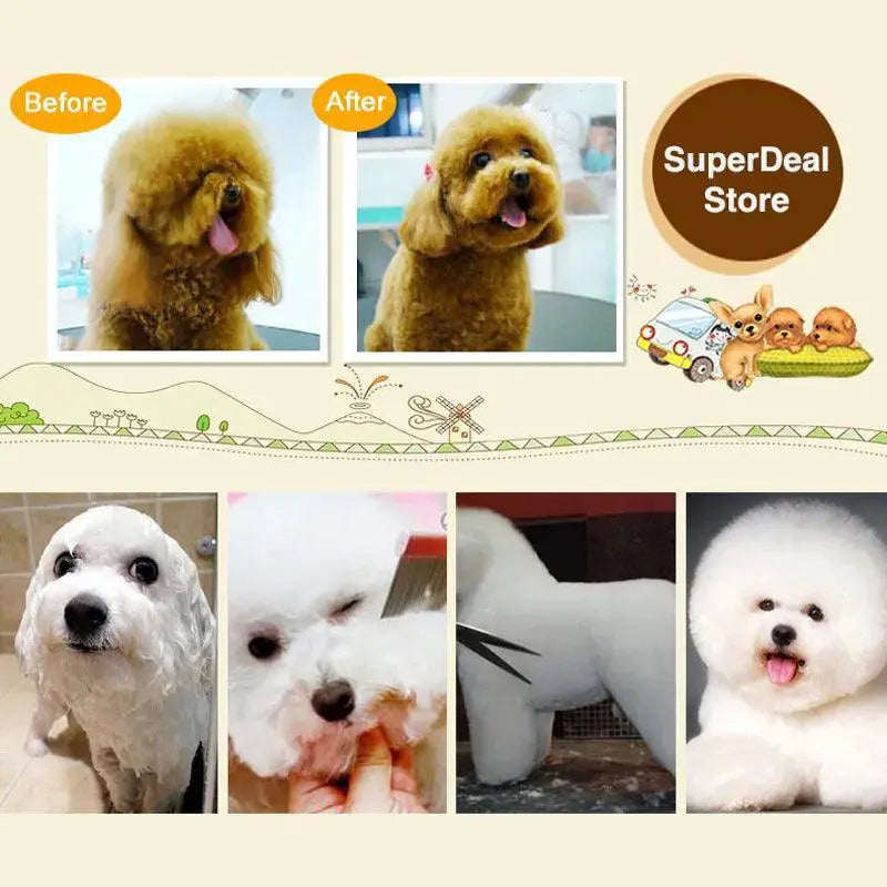 Cordless Pet Hair Clippers Professional Grooming Kit