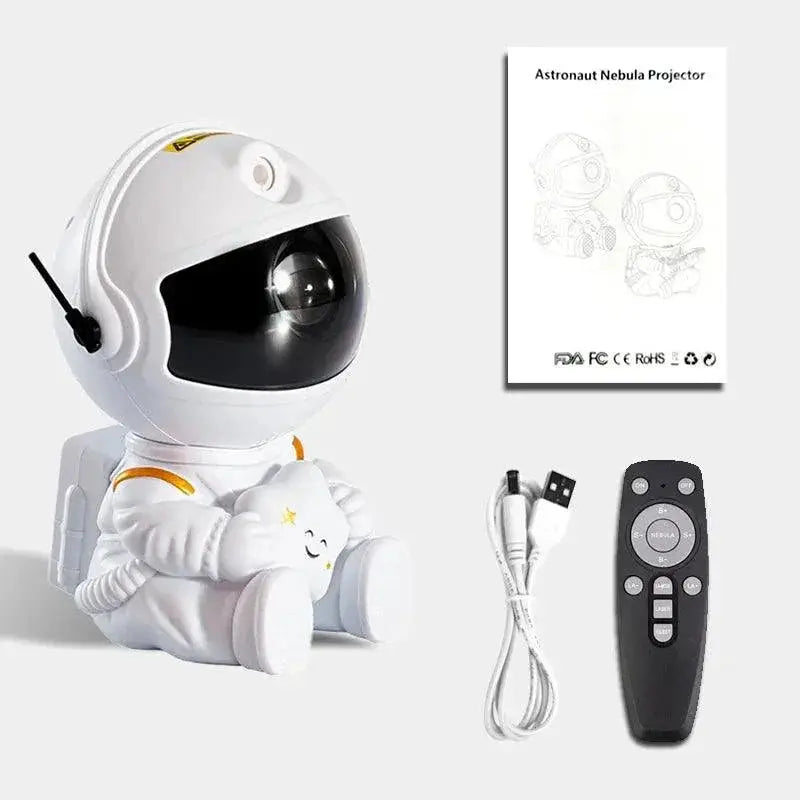 Galaxy Star Astronaut Projector LED Night Light For Kids