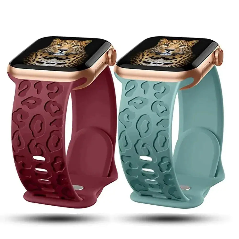 Engraved Silicone Apple Watch Band Personalize Your Style