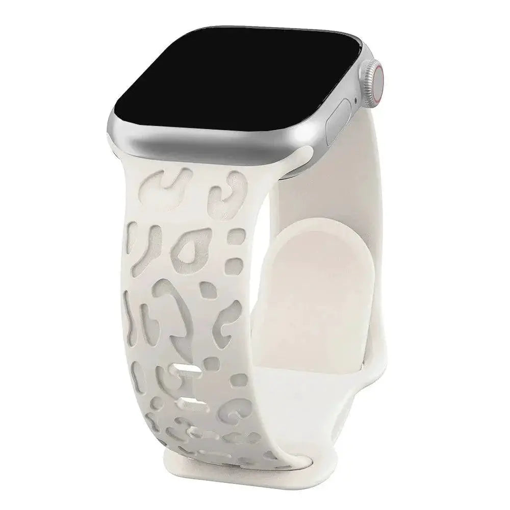 Engraved Silicone Apple Watch Band Personalize Your Style