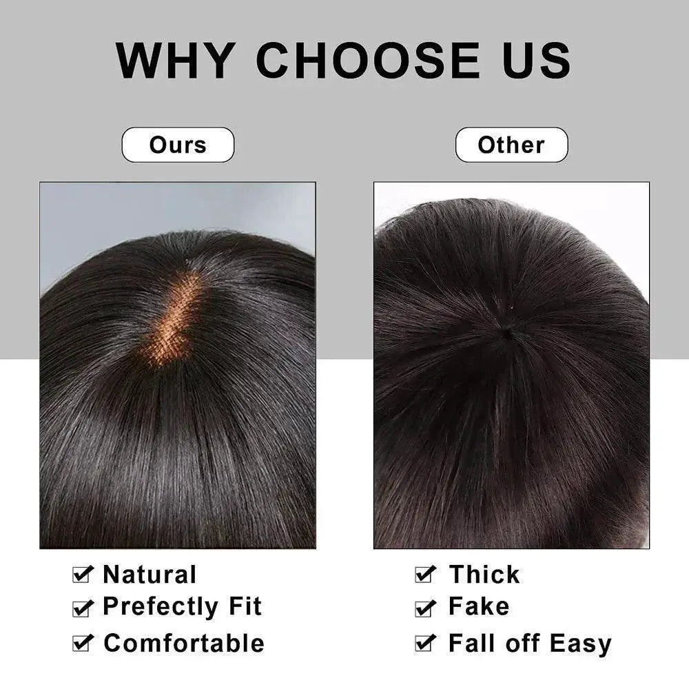Realistic Scalp Straight Bob Wig Brazilian Human Hair