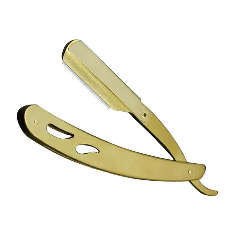 Classic Stainless Steel Shaving Razor Set With Knife Holder