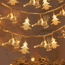 Warm Snowflake LED Lights for Xmas Decor