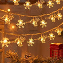 Warm Snowflake LED Lights for Xmas Decor