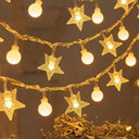 Warm Snowflake LED Lights for Xmas Decor