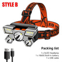 Adventure Headlamp USB Rechargeable LED for Outdoor Use