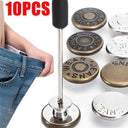 Denim Button Repair Kit No Sew For Metal Jeans Quick Fix