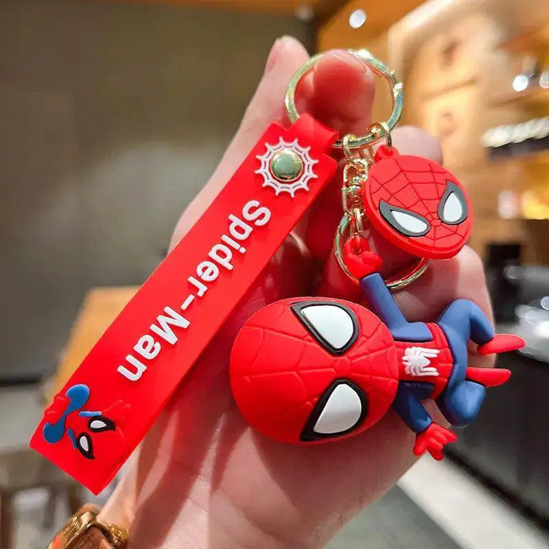 Avengers Superhero Doll Keychain Pendant Cute Hero Keyring