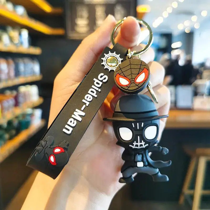 Avengers Superhero Doll Keychain Pendant Cute Hero Keyring