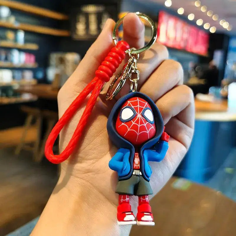 Avengers Superhero Doll Keychain Pendant Cute Hero Keyring