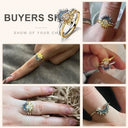 Moon Sun Ring for Women, Celestial Glow