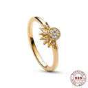 Moon Sun Ring for Women, Celestial Glow