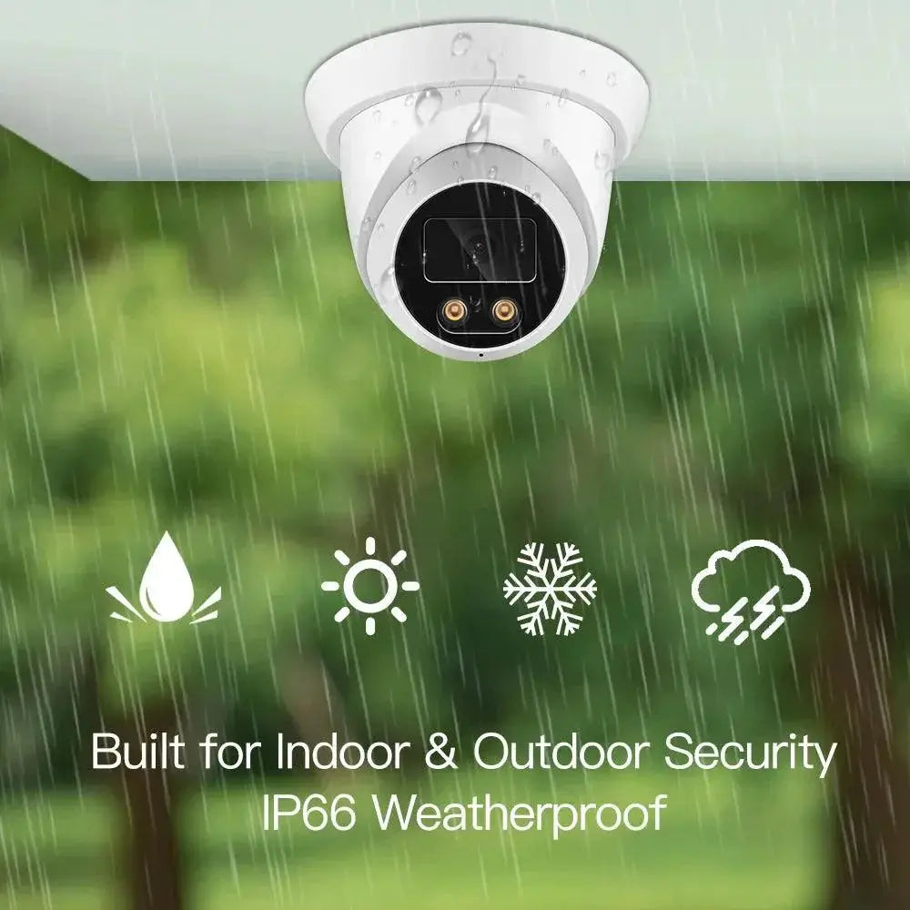 4K Outdoor IP Security Camera With Night Vision Access