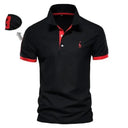 AuraWeave Polo Shirt for Men - Slim Fit