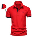 AuraWeave Polo Shirt for Men - Slim Fit