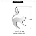 Stainless Steel Animal Charm Collection For DIY Jewelry
