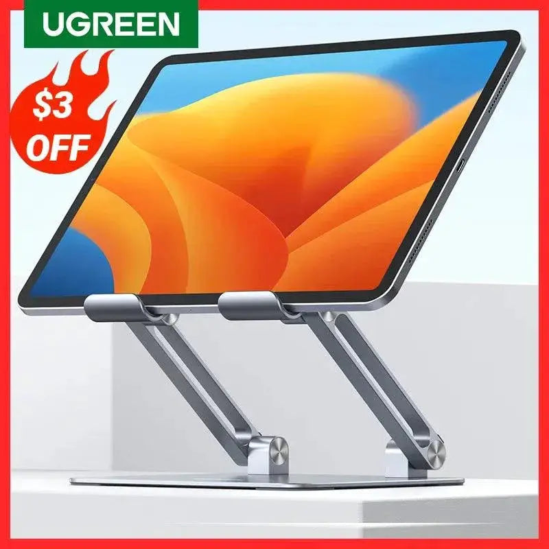 Premium Adjustable Aluminum Tablet Stand for iPad and Phones