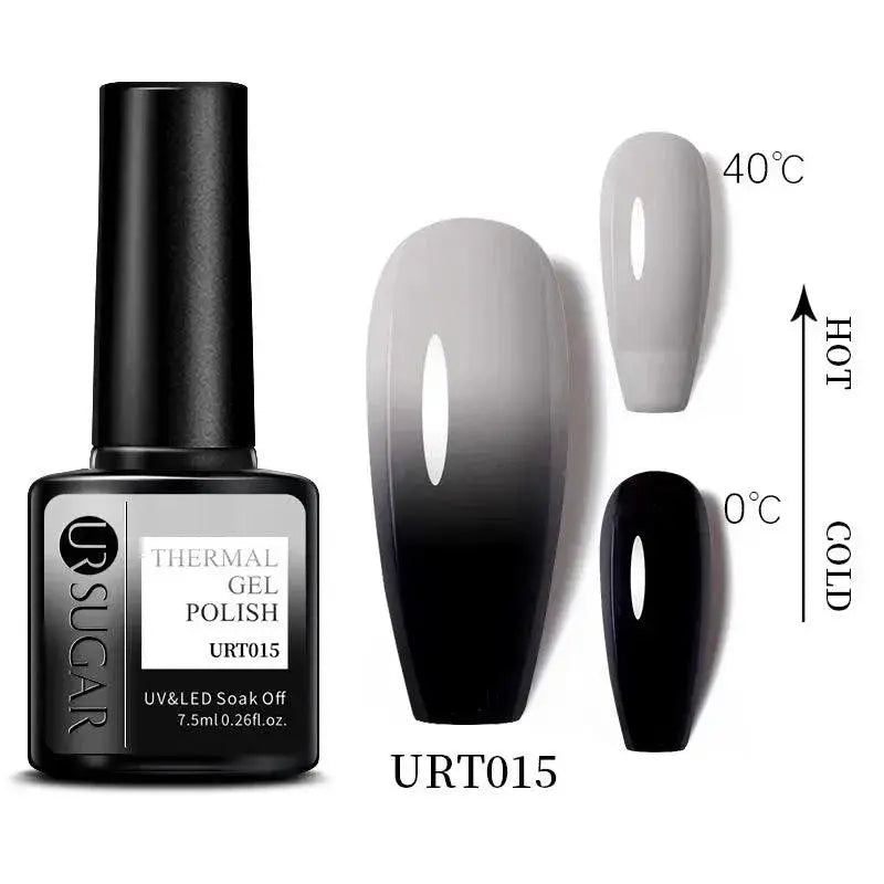 Thermal Gel Polish Set Color Changing Nail Shine Kit