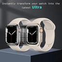 Crystal Clear Apple Watch Bumper Case
