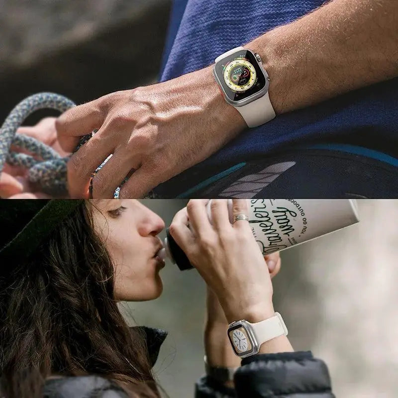 Apple Watch Stylish Bumper Case And Screen Protector Defense