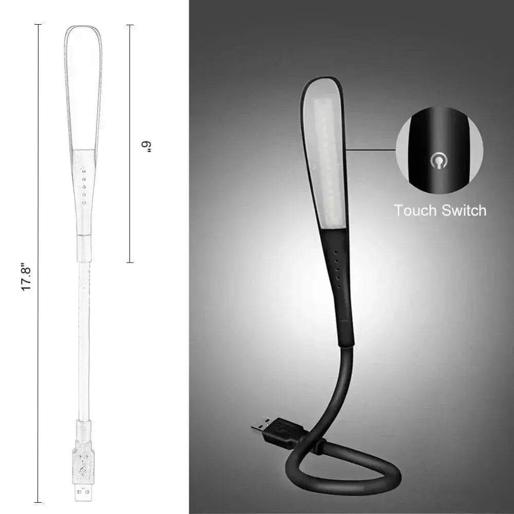 Mini LED Desk Lamp Portable Dimmable Light For Laptop