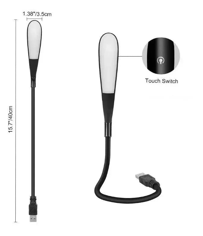 Mini LED Desk Lamp Portable Dimmable Light For Laptop