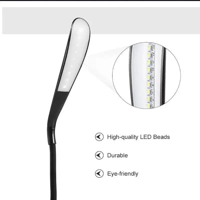 Mini LED Desk Lamp Portable Dimmable Light For Laptop