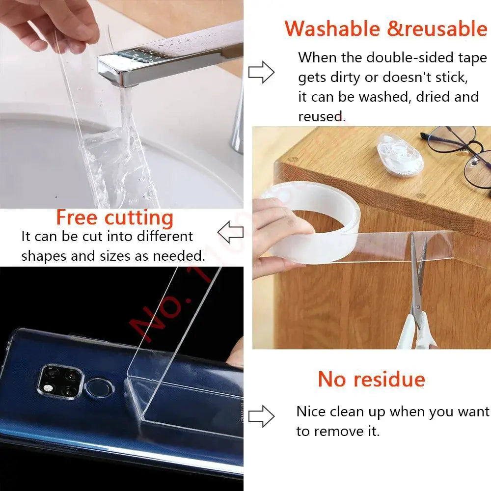 Strong Adhesive Double Sided Tape For Kitchen And Bathroom