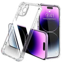 Shockproof Clear Silicone iPhone Case With Lens Guard